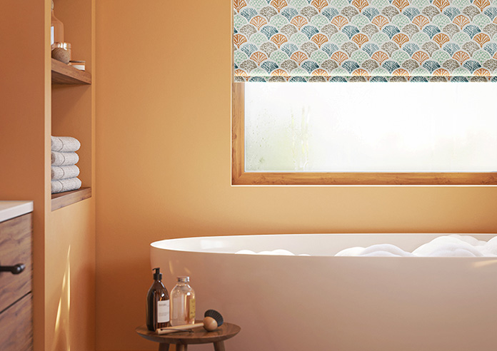 Foxley Faux Silk, Nautilus - Roman Blind - Image 5